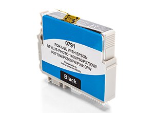 Compatible Epson C13T07914010 T0791 Black 540 Page Yield