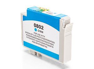 Compatible Epson C13T08024011 T0802 Cyan 935 Page Yield