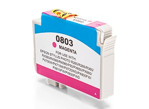 Compatible Epson C13T08034011 T0803 Magenta 460 Page Yield